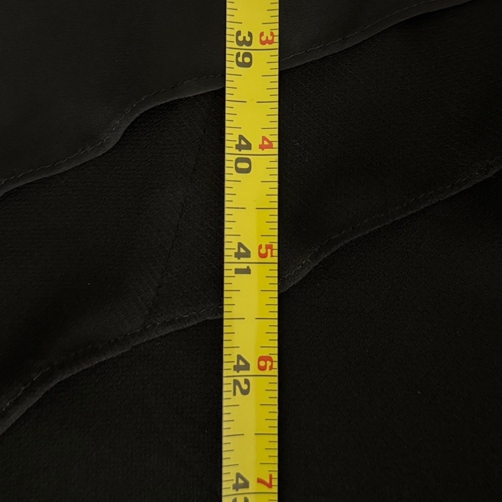 BCBGMAXAZRIA Black Lace High-Low Gown Sleeveless Formal Dress Size 0 - Picture 12 of 12